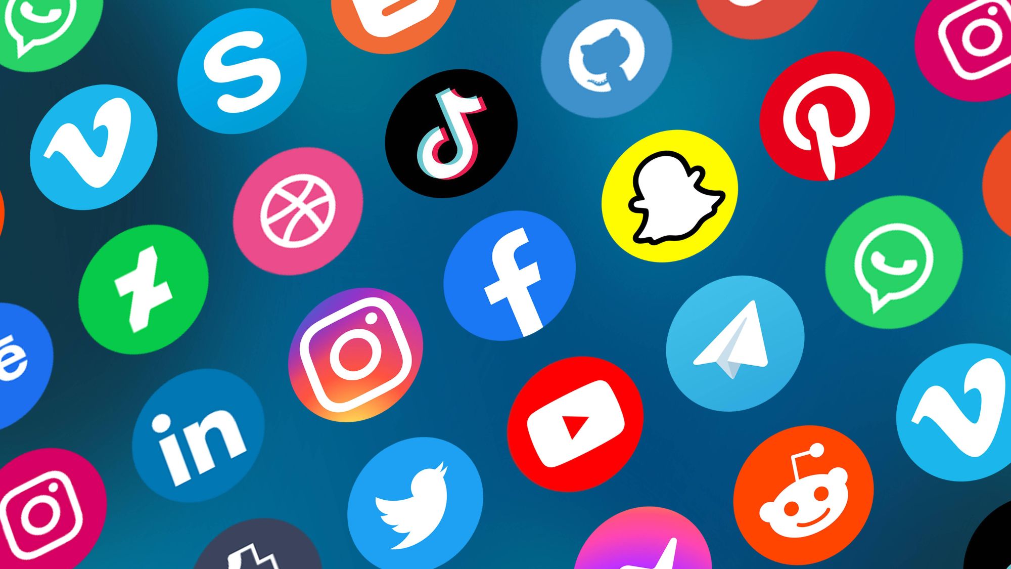 Social media icons showcasing engagement in e-commerce business