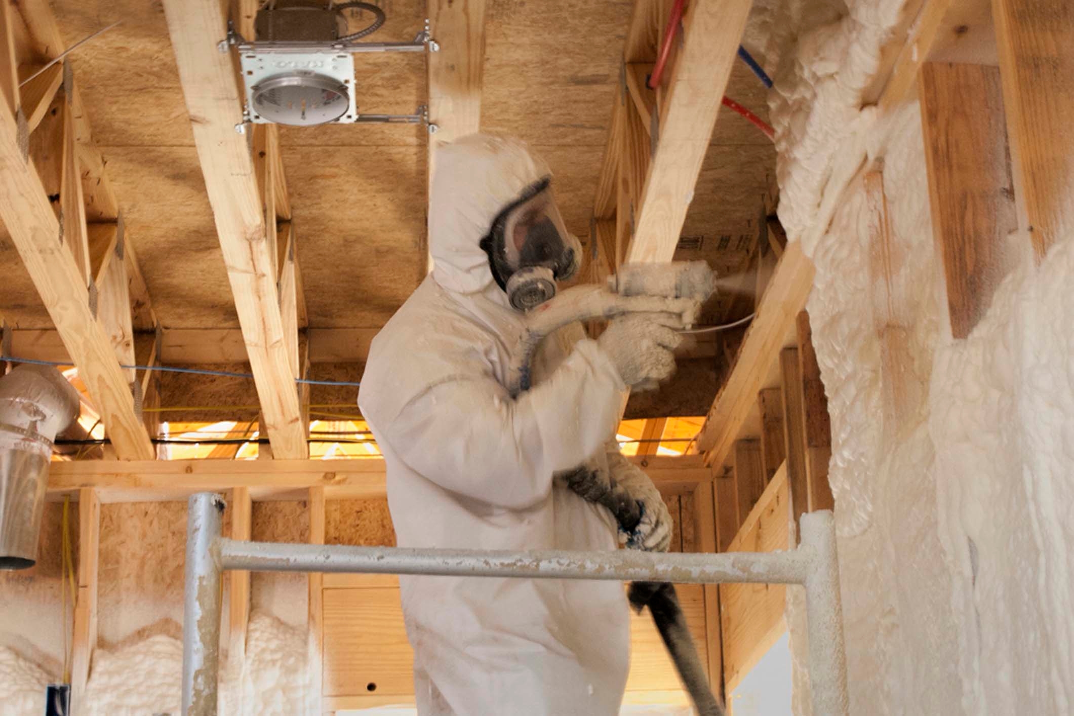 open cell foam insulation installation