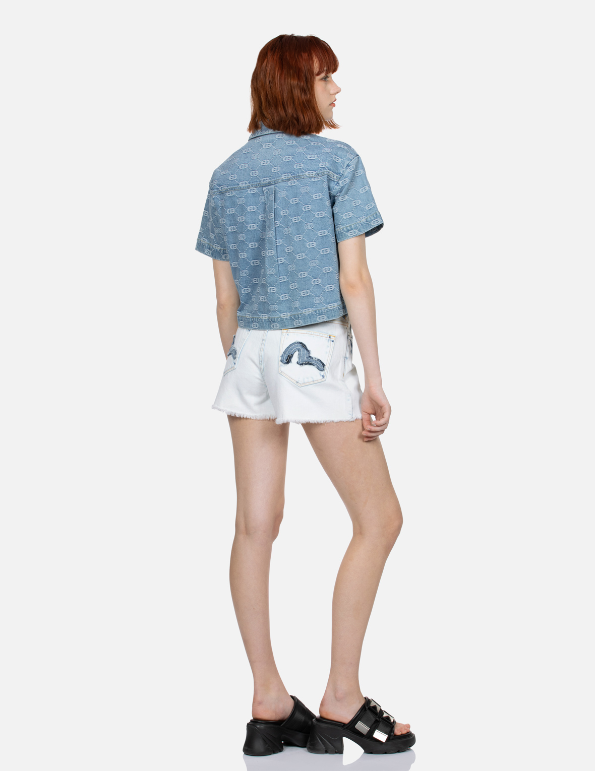 Evisu shorts ,.,.,.,.,.