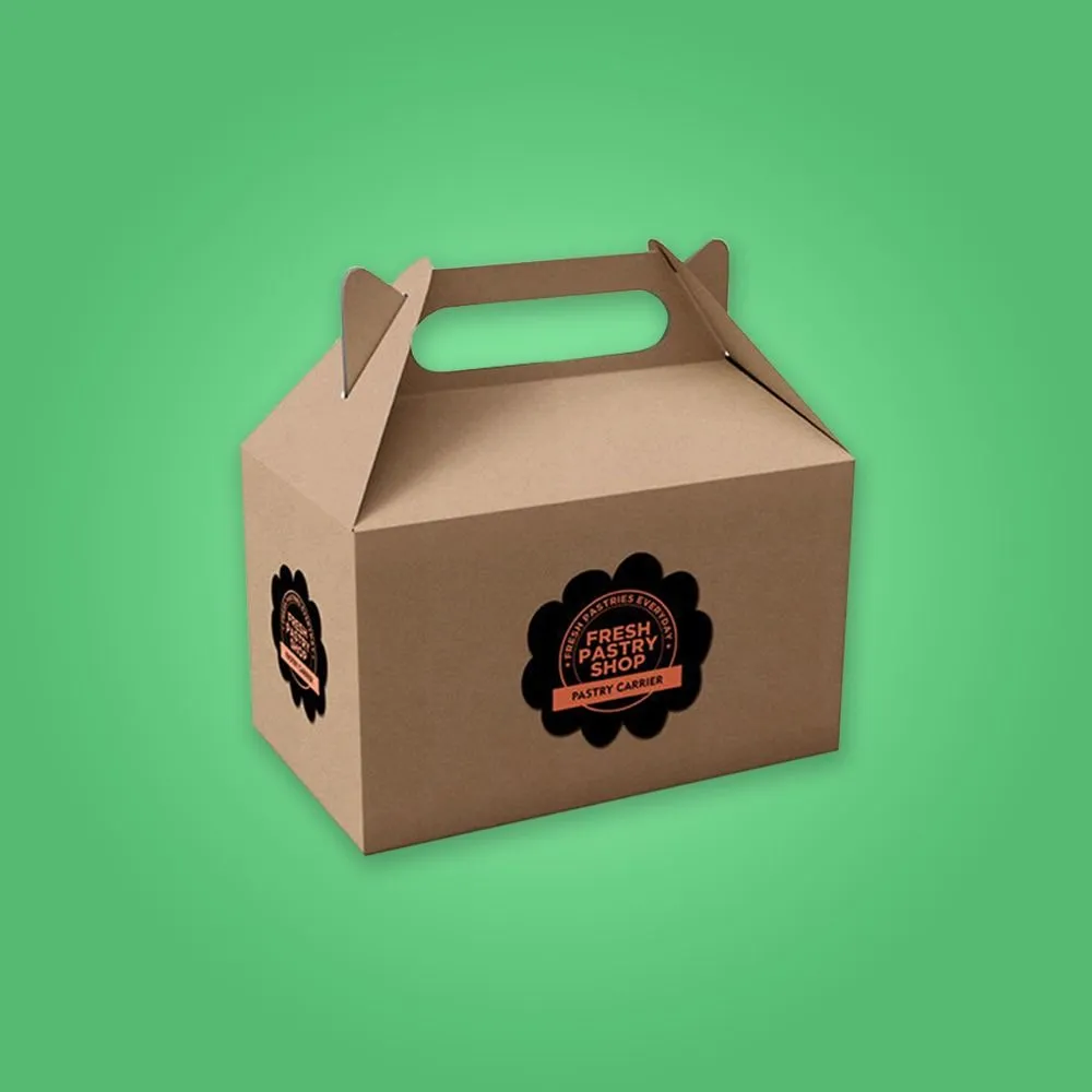 Kraft-gable-boxes