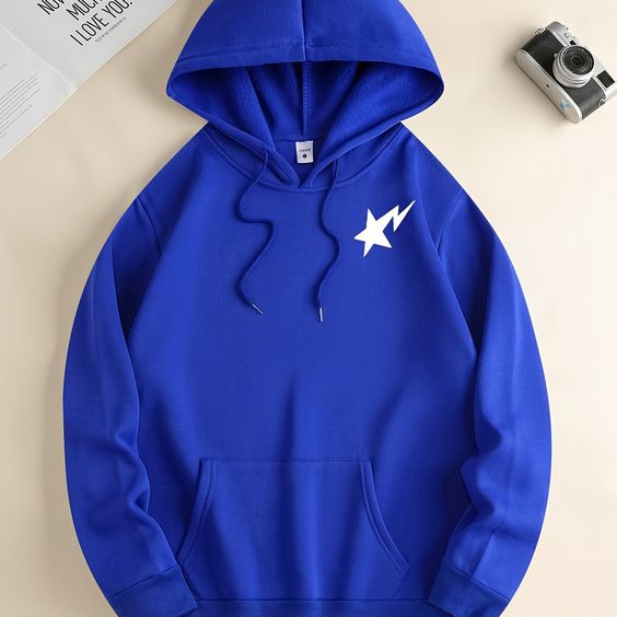 blue represent hoodie