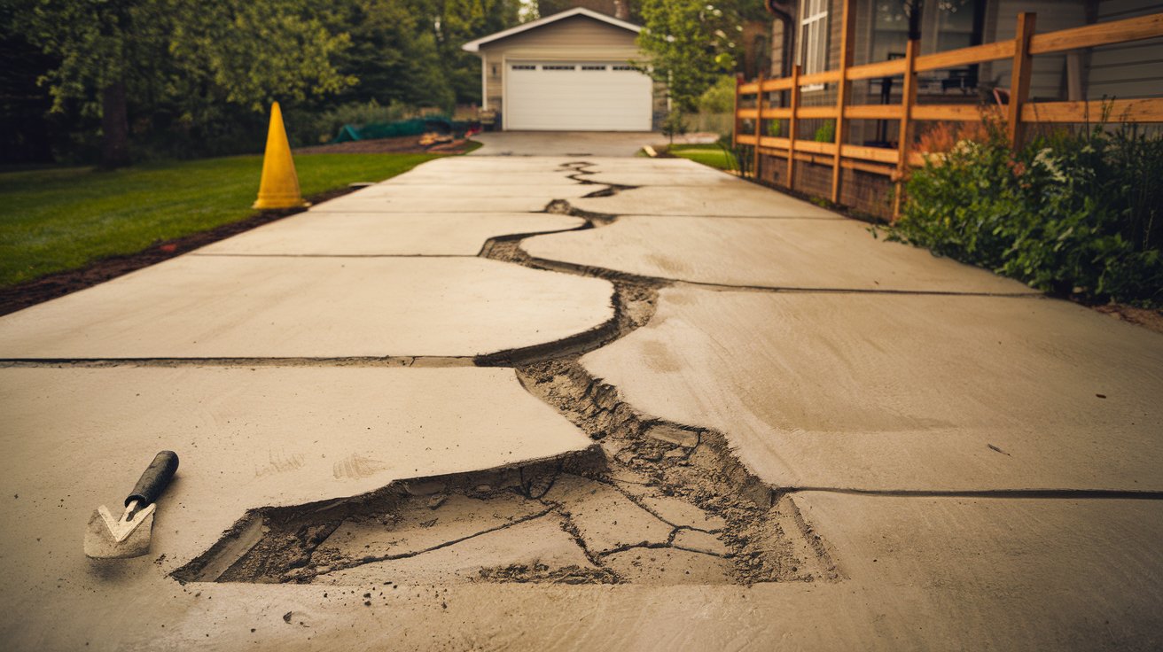 Concrete Driveway Repair Service