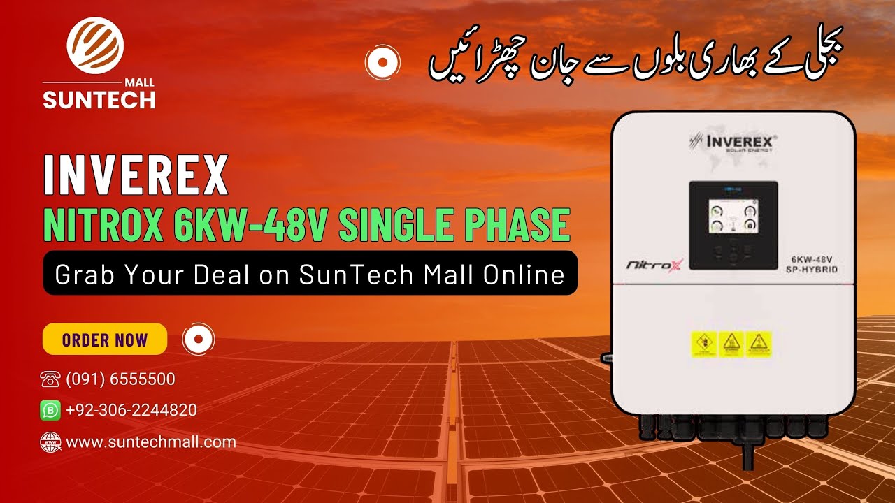 6KW 48V Hybrid Solar Inverter